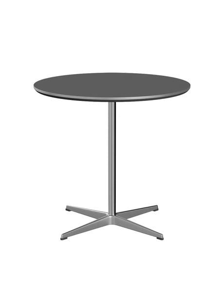 Piet Hein A622 Cafébord, Ø75 cm von Fritz Hansen - Grey Bromo m. Alukant (Spezialfarbe) - Jacobsen Plus
