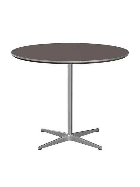 Piet Hein A623 Cafébord, Ø90 cm von Fritz Hansen - Weißes Laminat mit Alukante - Jacobsen Plus