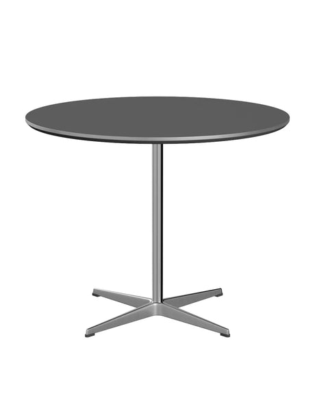 Piet Hein A623 Cafébord, Ø90 cm von Fritz Hansen - Grey Bromo m. Alukant (Spezialfarbe) - Jacobsen Plus