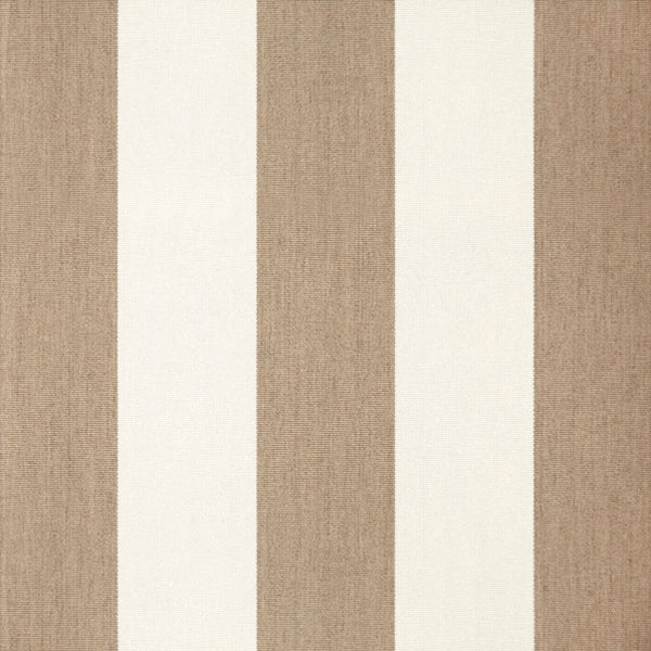 Josephine Exterior Liegestuhl, Natural von Sika-Design - A680 Broad Striped - Beige White - Jacobsen Plus