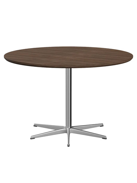 Piet Hein A825 Esstisch, Ø120 cm von Fritz Hansen - Walnussfurnier mit Furnierkante - Jacobsen Plus