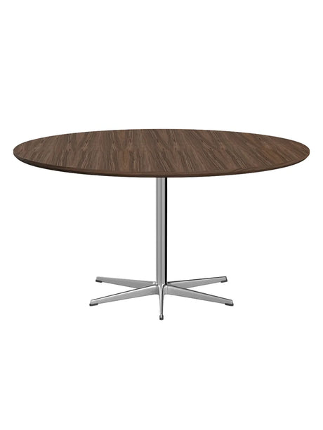 Piet Hein A826 Esstisch, Ø145 cm von Fritz Hansen - Weißes Laminat mit Alukante - Jacobsen Plus
