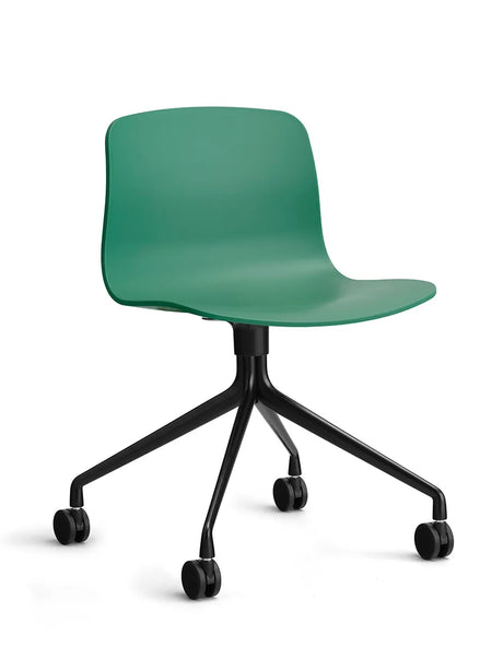 About a Chair AAC14 fra Hay - Teal Green / Sort pulverlakeret aluminum - Jacobsen Plus