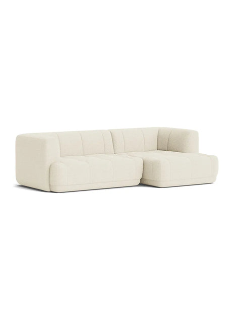Quilton 2,5 Pers. Sofa, Flamiber Cream A5, rechts von HAY - 1 - Jacobsen Plus
