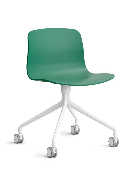 About a Chair AAC14 fra Hay - Teal Green / Hvid pulverlakeret aluminium - Jacobsen Plus
