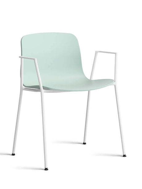 About a Chair AAC18 fra Hay - Dusty Mint / Hvid pulverlakeret stål - Jacobsen Plus