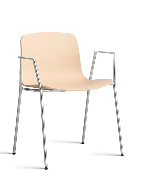 About a Chair AAC18 fra Hay - Pale Peach / Forkromet stål - Jacobsen Plus