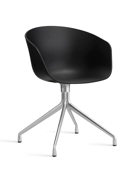 About a Chair AAC20 fra Hay - Black / Poleret aluminium - Jacobsen Plus