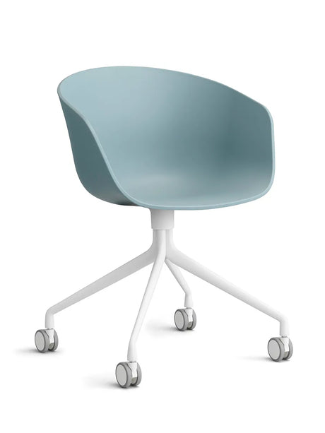 About a Chair AAC24 von Hay - Weiß / Schwarz pulverbeschichtetes Aluminium - Jacobsen Plus