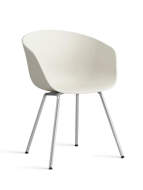 About a Chair AAC26 fra Hay - Melange Cream / Forkromet stål - Jacobsen Plus