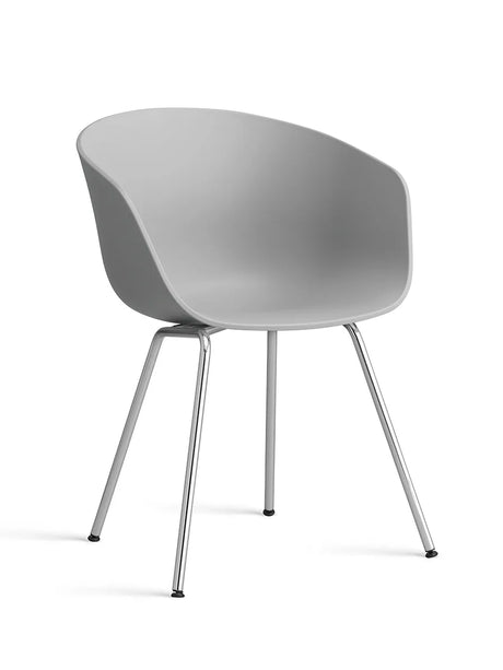 About a Chair AAC26 fra Hay - Concrete grey / Forkromet stål - Jacobsen Plus