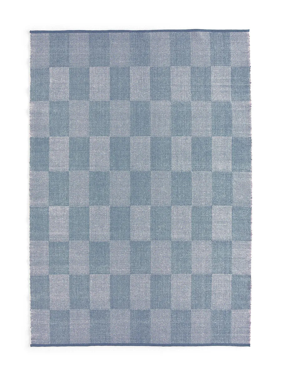 Check Rug, 170 x 240 cm fra Hay - Light blue - Jacobsen Plus