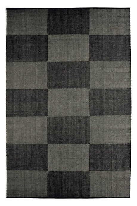 Check Rug, 200 x 300 cm von HAY - Schwarz - Jacobsen Plus