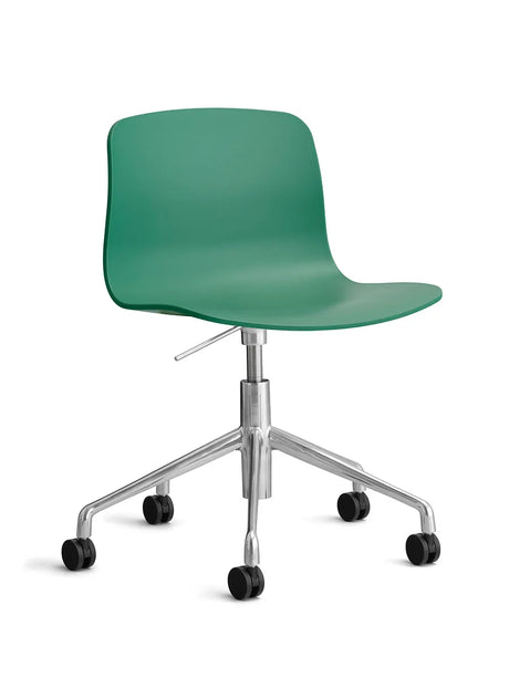 About a Chair AAC50 fra Hay - Teal Green / Poleret aluminium - Jacobsen Plus