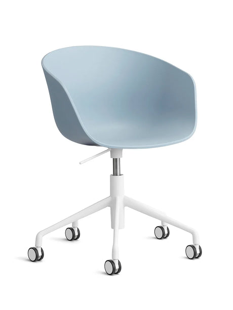 About a Chair AAC52 fra Hay - Slate Blue / Hvid pulverlakeret aluminium - Jacobsen Plus