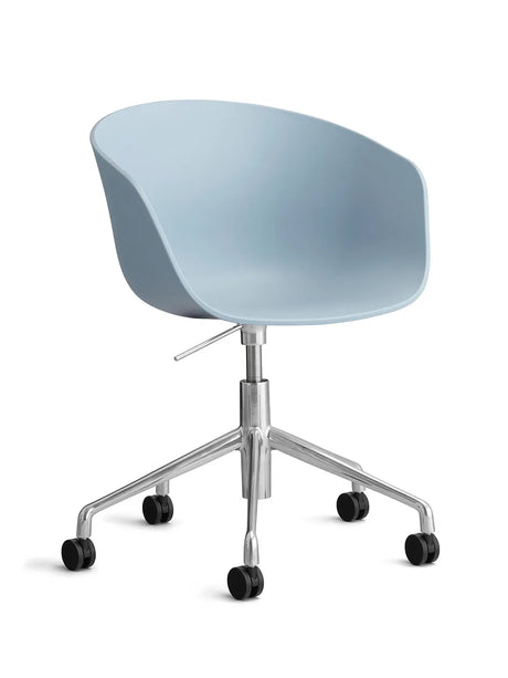 About a Chair AAC52 fra Hay - Slate Blue / Poleret aluminium - Jacobsen Plus