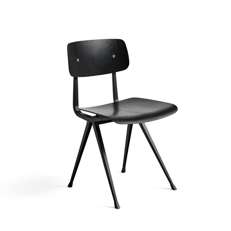 Result Chair fra Hay - Sort (bejdset) / Sort pulverlakeret stål - Jacobsen Plus