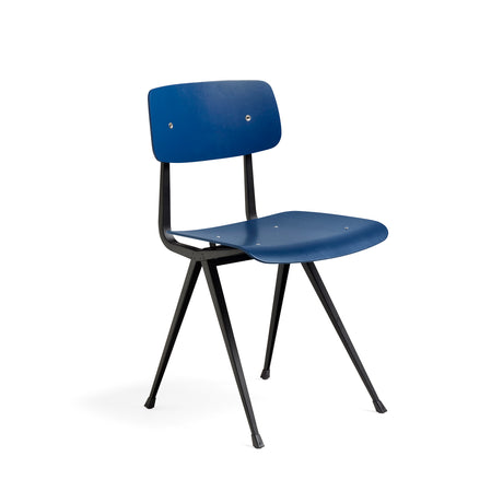 Result Chair fra Hay - Dark blue / Sort pulverlakeret stål - Jacobsen Plus