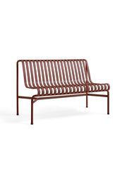 Palissade Dining Bench ohne Armlehnen, iron red von HAY