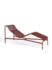 Palissade Chaise Longue, iron red von HAY