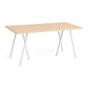 Lakeret eg / White