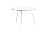 Loop Stand Round Table, Ø105 fra Hay - Hvid laminat - Jacobsen Plus