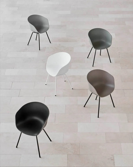 About a Chair AAC26 von HAY - Weiß / Verchromter Stahl - Jacobsen Plus