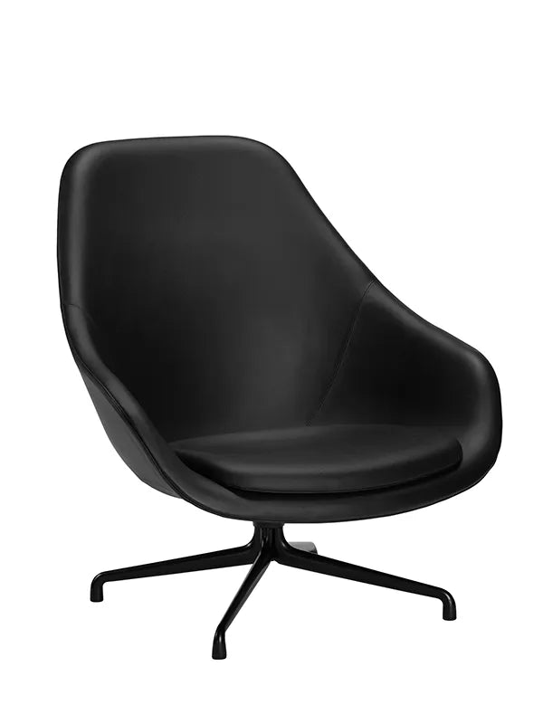 About a Lounge Chair high AAL91 fra Hay - Sierra læder / Sort pulverlakeret aluminum - Jacobsen Plus