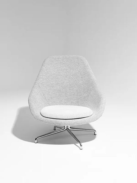 About a Lounge Chair high AAL91 von HAY - Steelcut / Schwarz pulverbeschichtetes Aluminium - Jacobsen Plus
