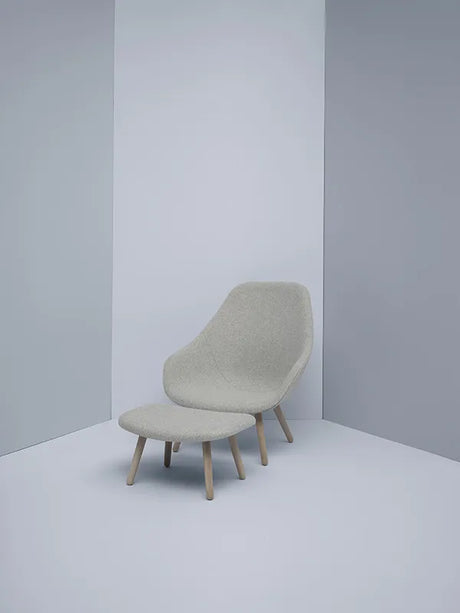 About a Lounge AAL03 Ottoman von HAY - Steelcut / Lackierte Eiche - Jacobsen Plus