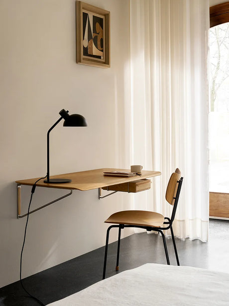 AB019 Wand-Schreibtisch von Carl Hansen & Søn - Lackierte Eiche - Jacobsen Plus