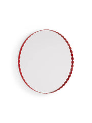 Arcs Mirror Round, rot von HAY