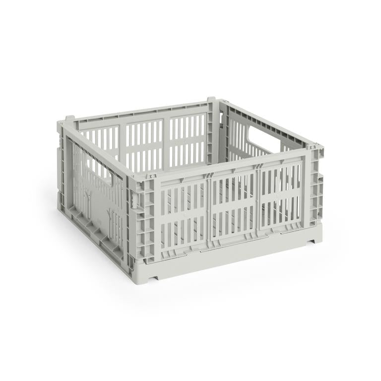 Colour Crate Medium Square, Grey von HAY - 1 - Jacobsen Plus