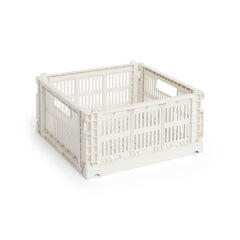Colour Crate Medium Square, Off white von Hay