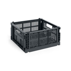 Colour Crate Medium Square, Charcoal von HAY