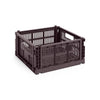 Colour Crate Medium Square, Bordeaux von Hay