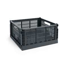 Colour Crate Large Square, Charcoal fra Hay