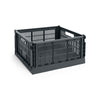 Colour Crate Large Square, Charcoal fra Hay