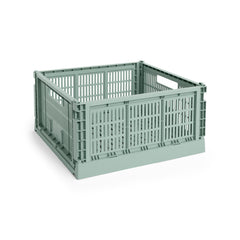 Colour Crate Large Square, Sage green fra Hay