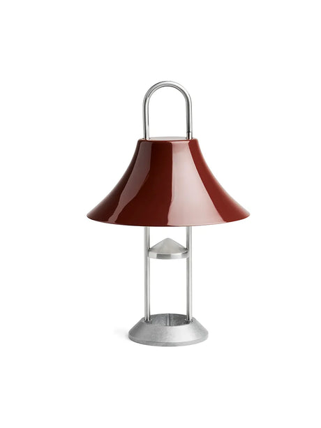 Mousqueton Portable Lampe von HAY - Iron Red - Jacobsen Plus