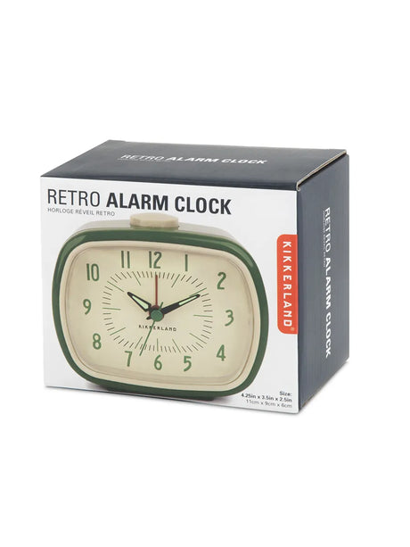 Retro Alarm Clock, grün von Kikkerland - 3 - Jacobsen Plus