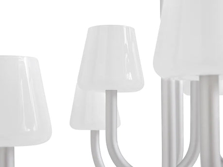 Apollo Chandelier 1065, weiß Opalglas fra HAY - 5 - Jacobsen Plus