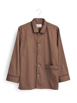 Outline Pyjama L/S Shirt von HAY - Milk Chocolate / XS-S - Jacobsen Plus