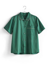 Outline Pyjama S/S Shirt fra Hay - Emerald green / M-L - Jacobsen Plus