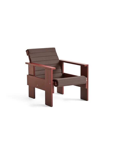 Quilted Sitzkissen für Crate Loungechair, Iron Red von HAY - 4 - Jacobsen Plus
