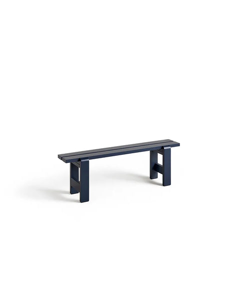 Weekday Bench, 140 cm von HAY - Steel blue - Jacobsen Plus