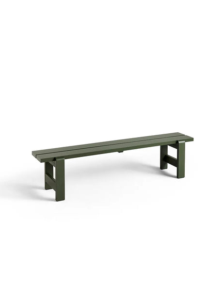 Weekday Bench, 190 cm von HAY - Olive - Jacobsen Plus