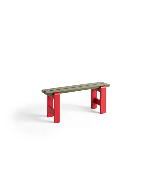 Weekday Bench Duo von HAY - Olive - Weinrot - Jacobsen Plus