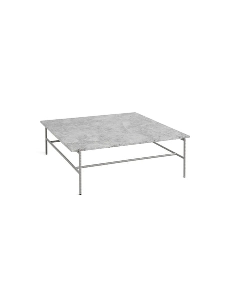 Rebar Coffee Table L100 von HAY - Fossil Grey / Grey Marble - Jacobsen Plus