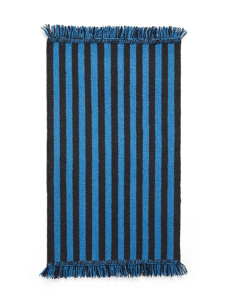 Stripes and Stripes Wool, 95 x 52 cm von Hay - Blau - Jacobsen Plus